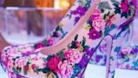 Çiçek Desenli Platformlu Ayakkabı Modelleri