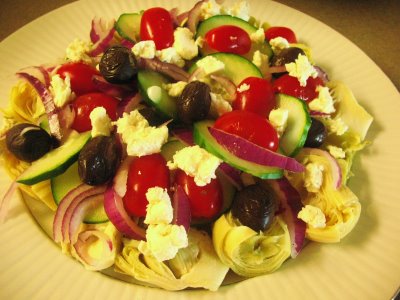 Enginar Salatası