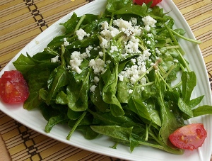 Yumurtalı Ispanak Salatası 