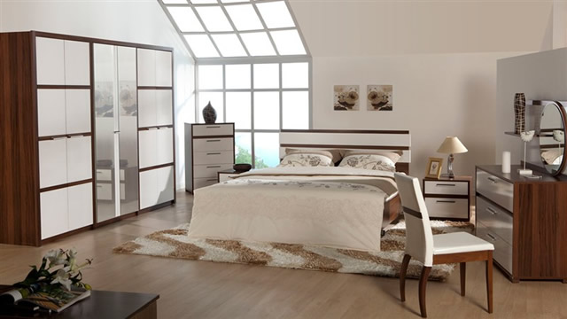 İstikbal Krem Renkli Yatak Odası Örnekleri